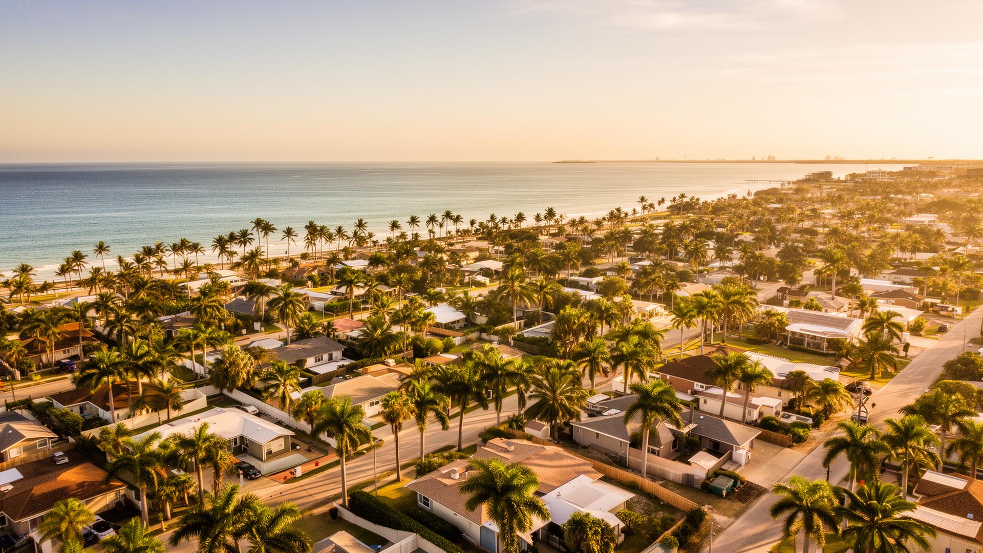 Aerial view of the South Texas coast near Corpus Christi