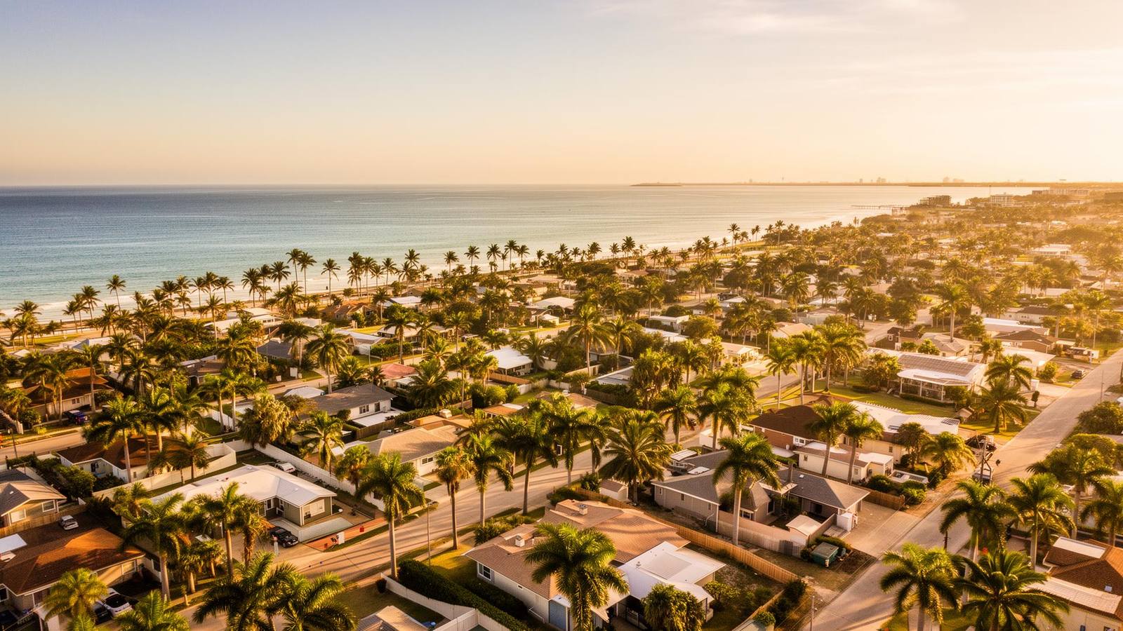 Aerial view of the South Texas coast near Corpus Christi